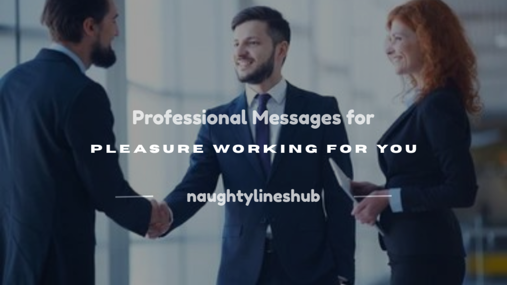 pleasure working for you