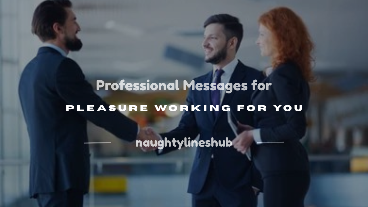 pleasure working for you