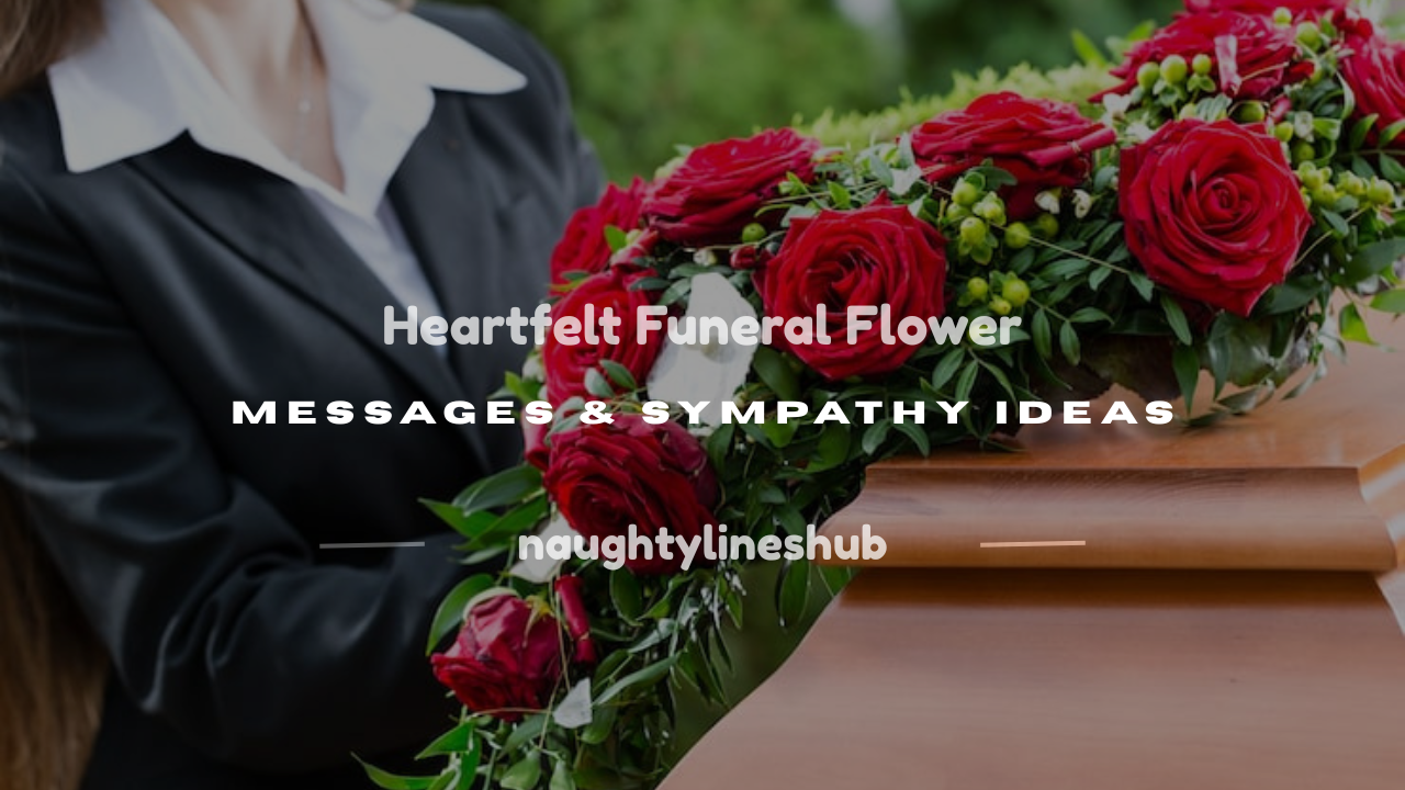 funeral flower messages