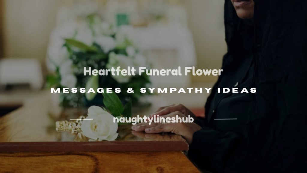 funeral flower messages