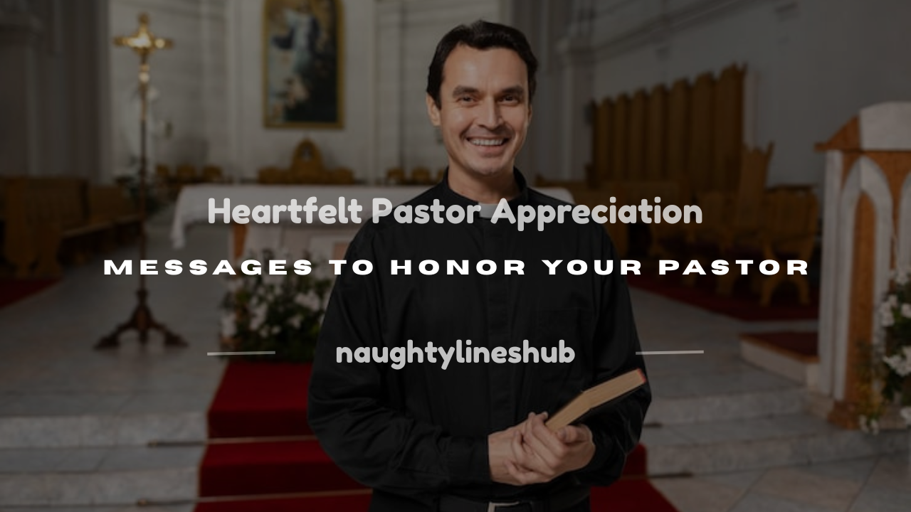 pastor appreciation message