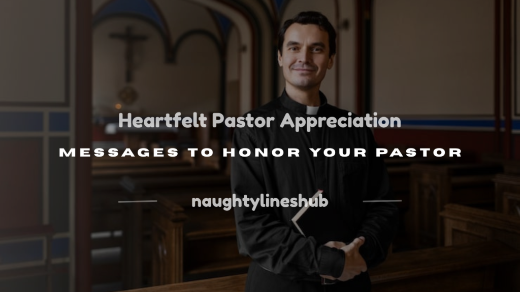 pastor appreciation message