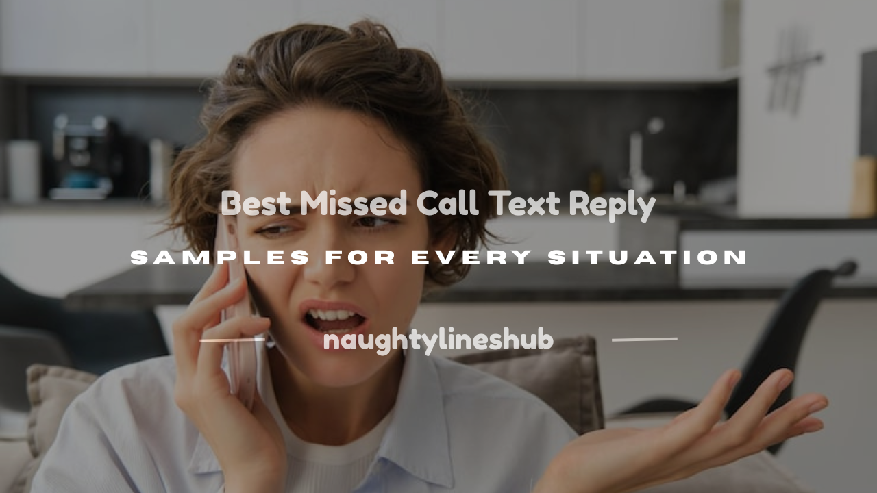 missed call text reply sample