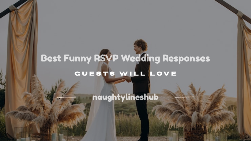 funny rsvp wedding responses