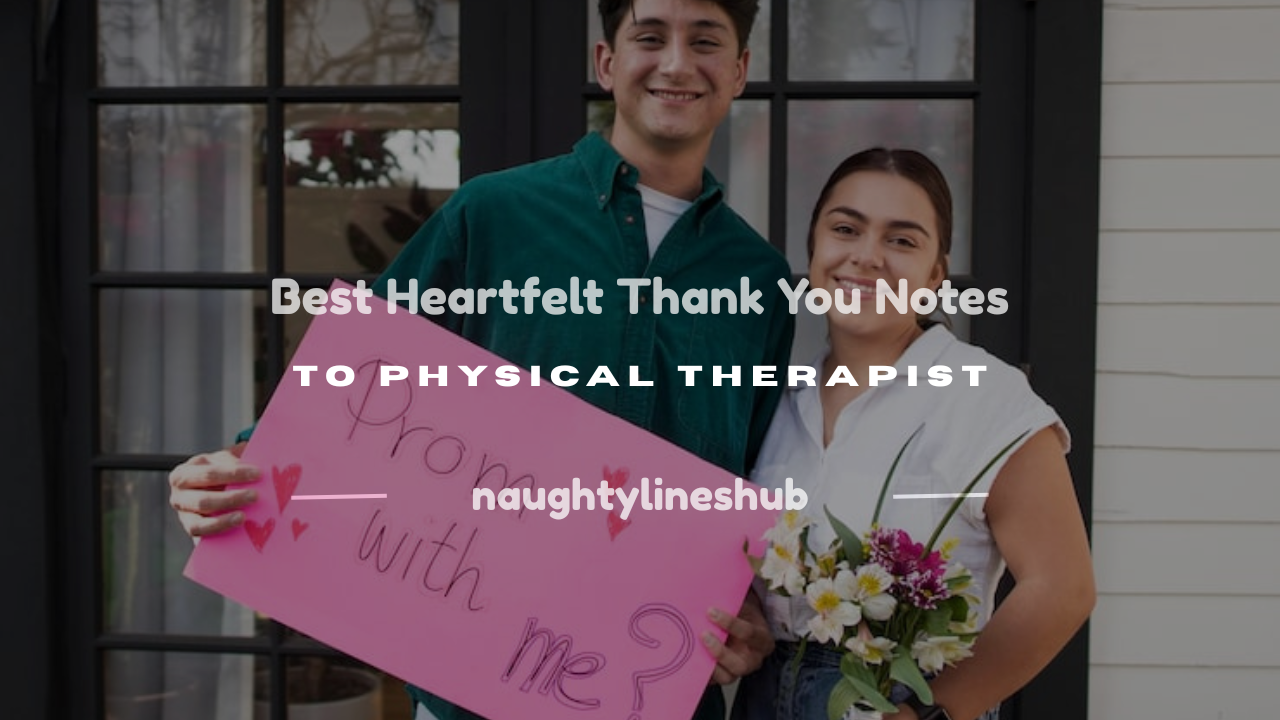 thank you note to physical therapist