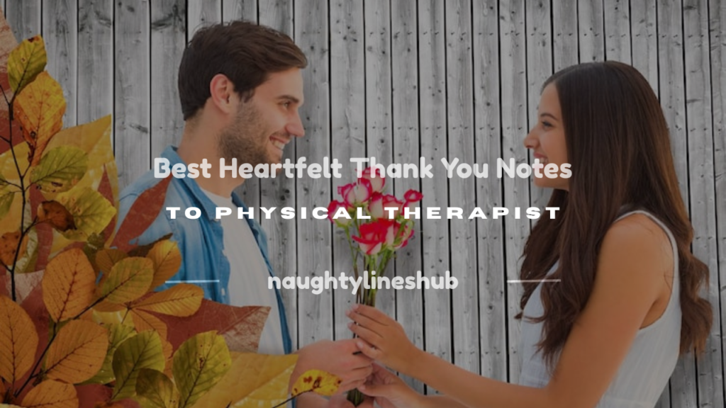 thank you note to physical therapist