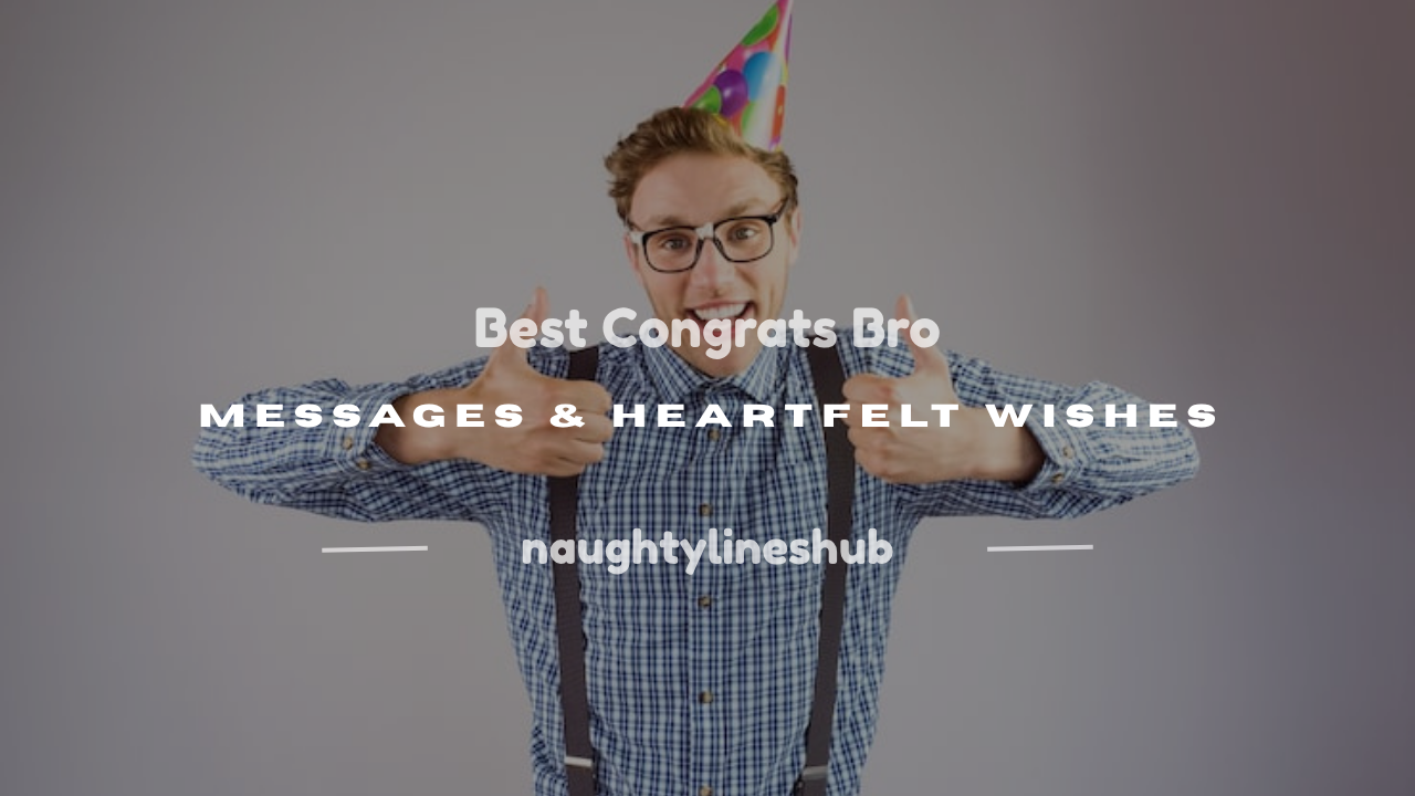 congrats bro