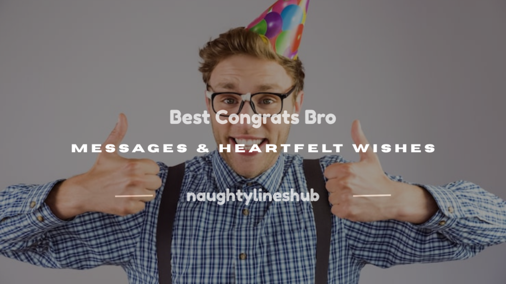 congrats bro