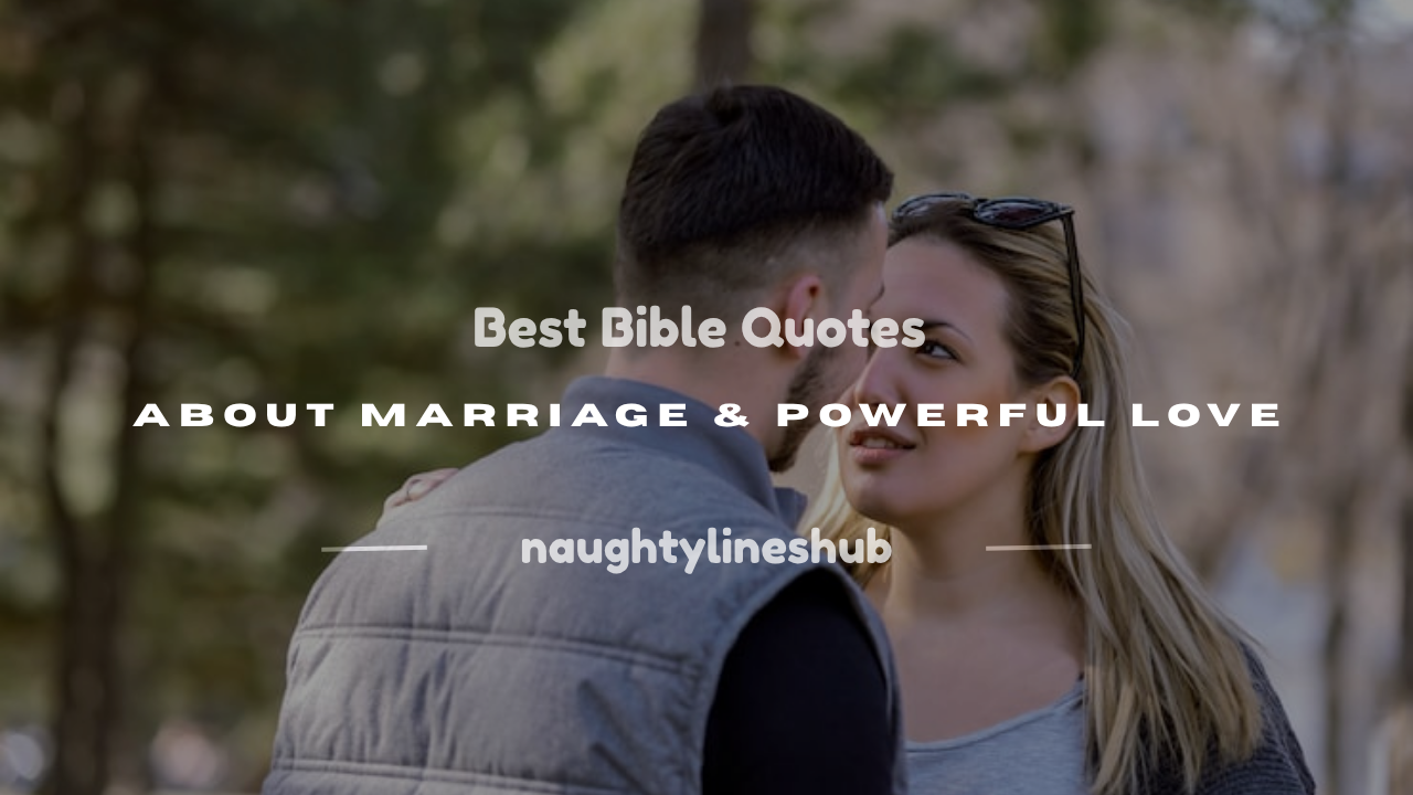 bible quotes about marriage