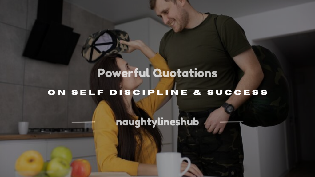 quotations on self discipline