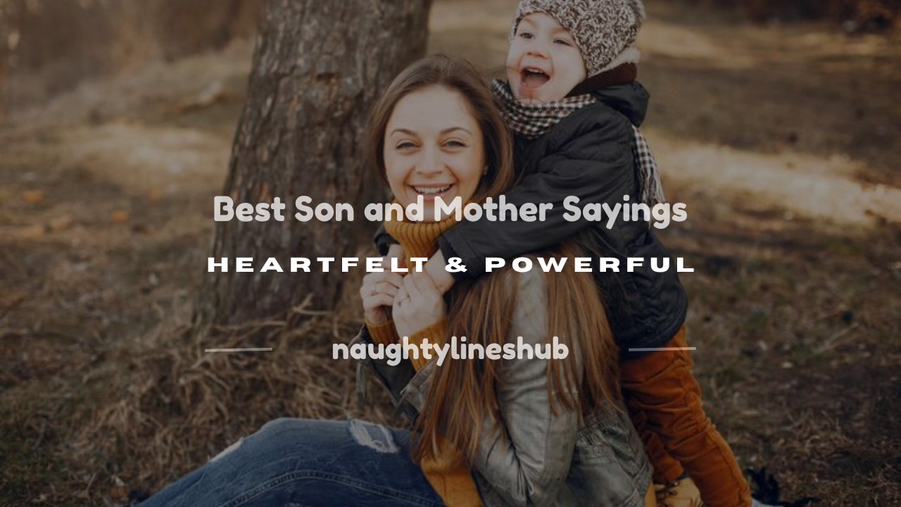 son and mother sayings