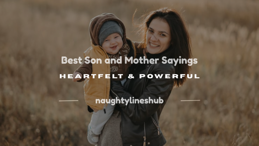 son and mother sayings