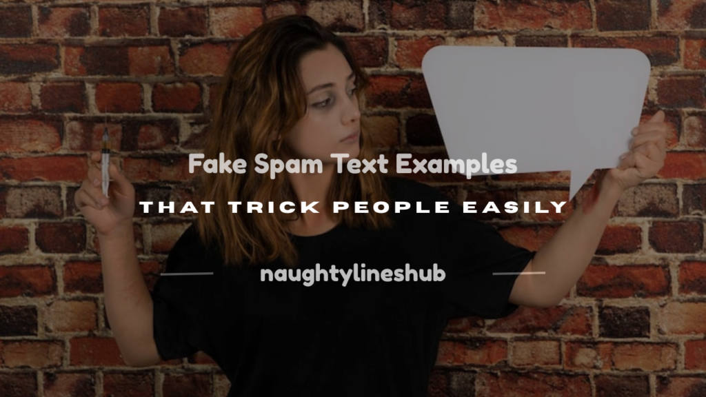 fake spam text examples