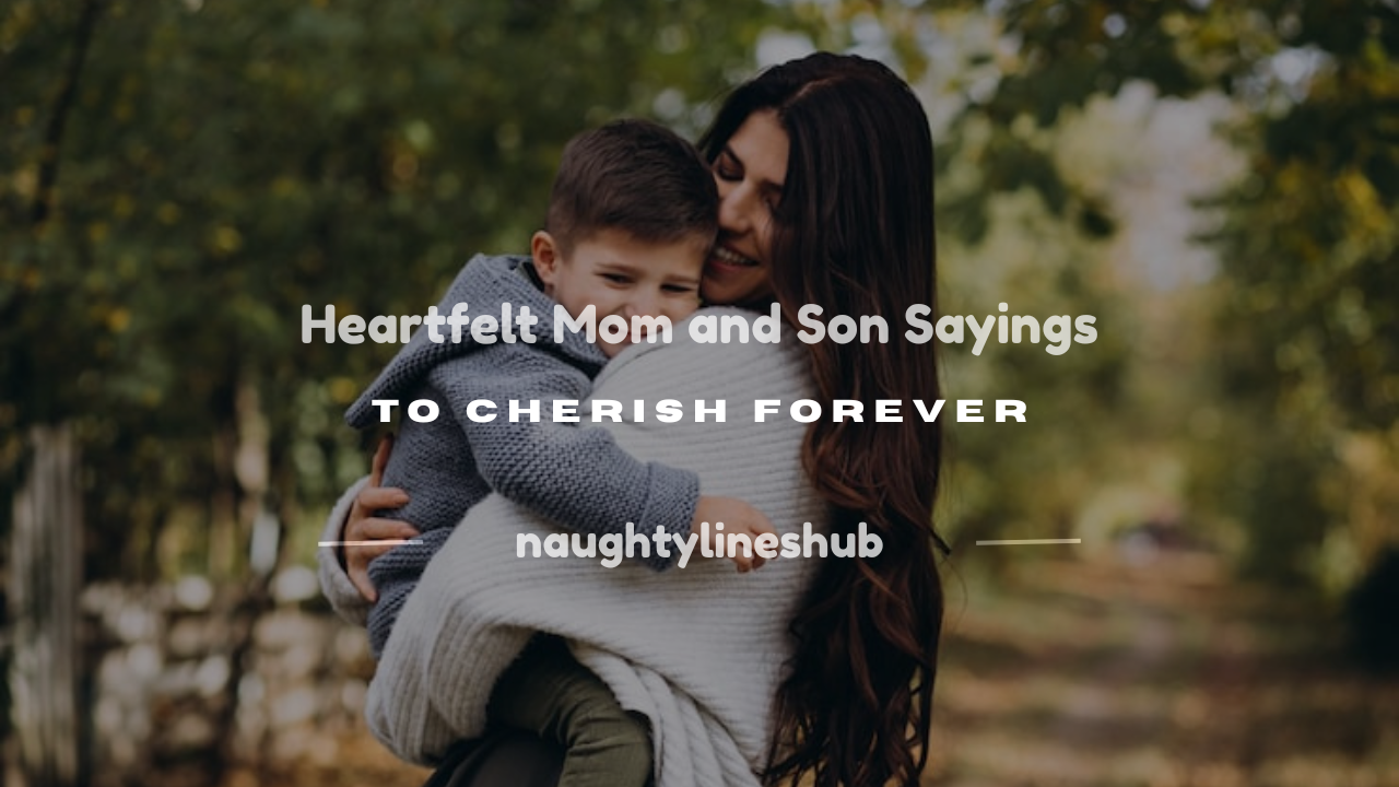 mom and son sayings