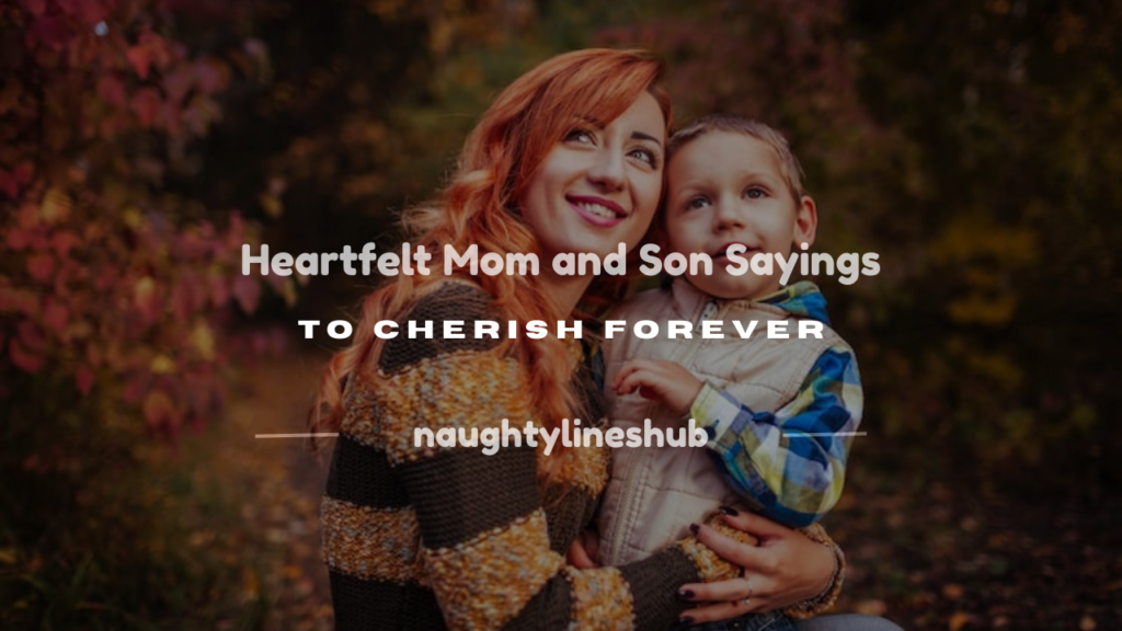 mom and son sayings